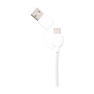 Logo trade corporate gift photo of: Charging Cable RCS Recycled ABS-TPE