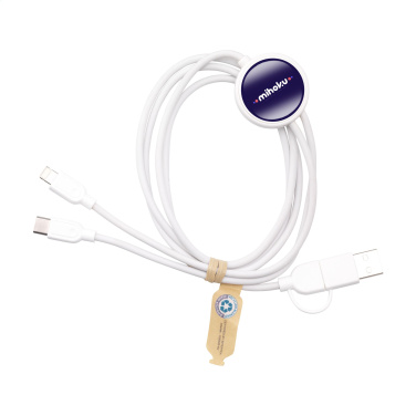 Logotrade promotional merchandise photo of: Charging Cable RCS Recycled ABS-TPE