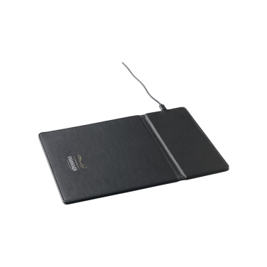 Logo trade business gift photo of: RCS Recycled Wireless Charging Mousepad