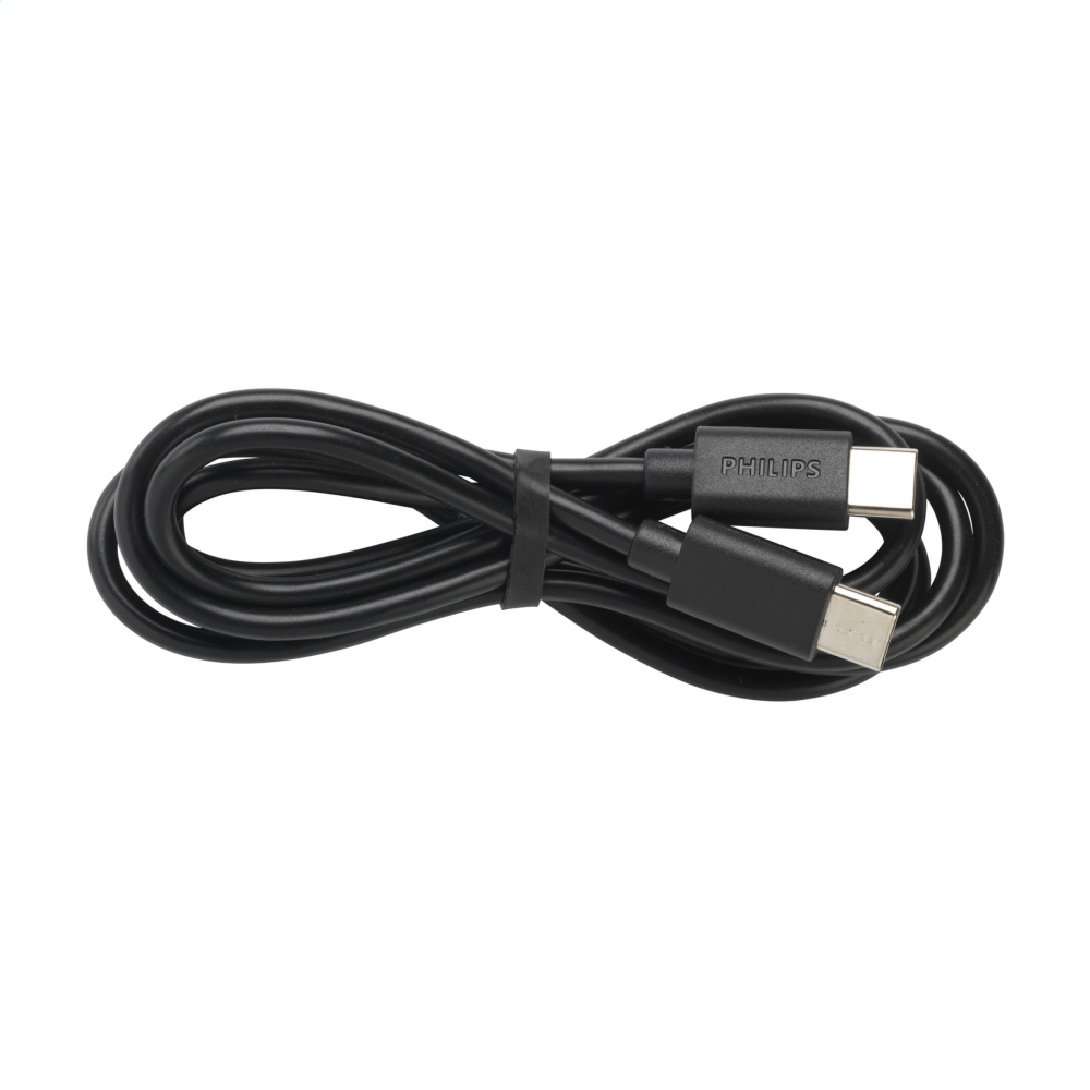 Logotrade promotional merchandise photo of: Philips Cable USB-C to USB-C