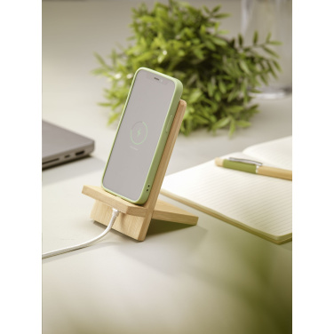 Logotrade corporate gift image of: Miyo Bamboo Phone Stand