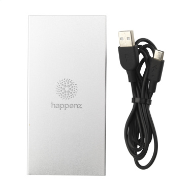 Logotrade promotional item image of: Tecco GRS Recycled Alu Powerbank 5000 external charger