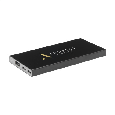 Logo trade promotional products image of: Tecco GRS Recycled Alu Powerbank 5000 external charger