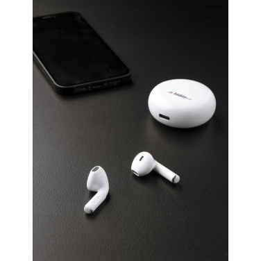 Logotrade promotional product image of: Calypso RCS Recycled Wireless Earbuds