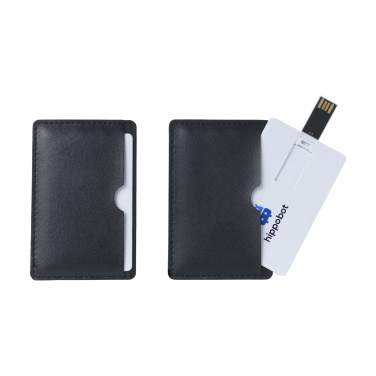 Logo trade promotional merchandise image of: CredCard USB from stock 4 GB