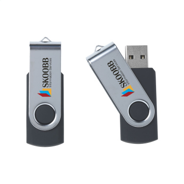 Logo trade promotional gifts image of: USB Twist 4 GB