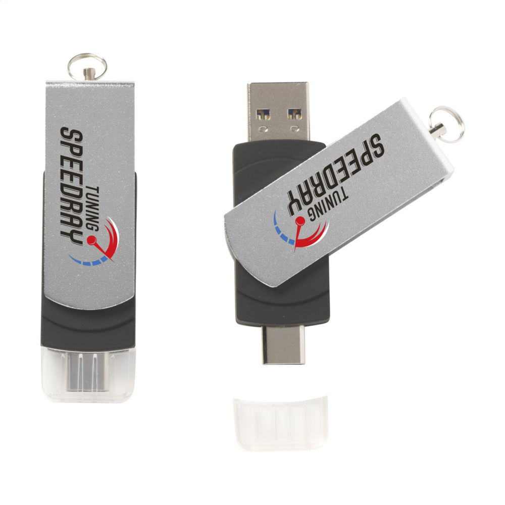 Logo trade promotional products image of: USB Dual Connect 3.0 - Type-C 8 GB