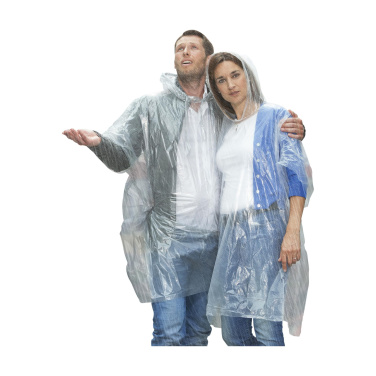 Logo trade promotional items picture of: Clear poncho/raincoat