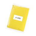 Clear poncho/raincoat, yellow