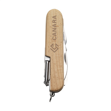 Logotrade advertising products photo of: Beechwood Pocket knife