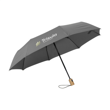 Logo trade advertising products image of: Michigan foldable RCS RPET umbrella 21 inch