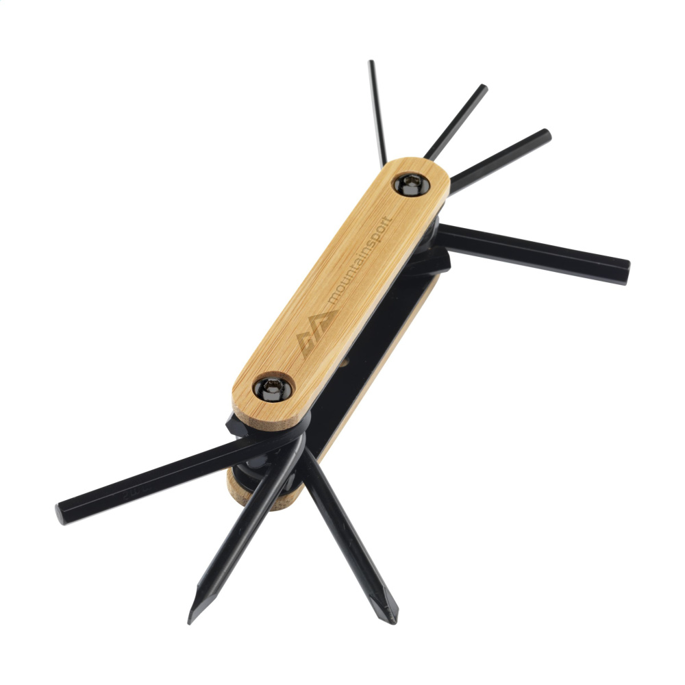 Logo trade promotional product photo of: Bamboo Black Tool multi tool