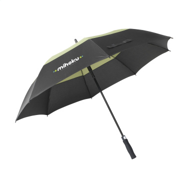 Logo trade promotional merchandise image of: Morrison RPET umbrella 27 inch