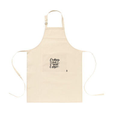 Logo trade corporate gifts image of: Cocina GRS Recycled Cotton (160 g/m²) apron