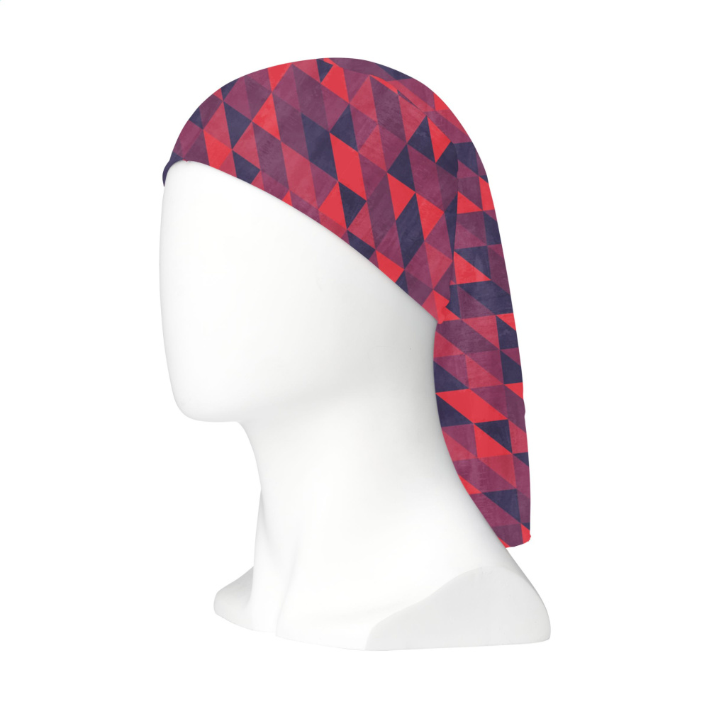 Logo trade promotional giveaways image of: Bandana multi-functional scarf with all-over printing