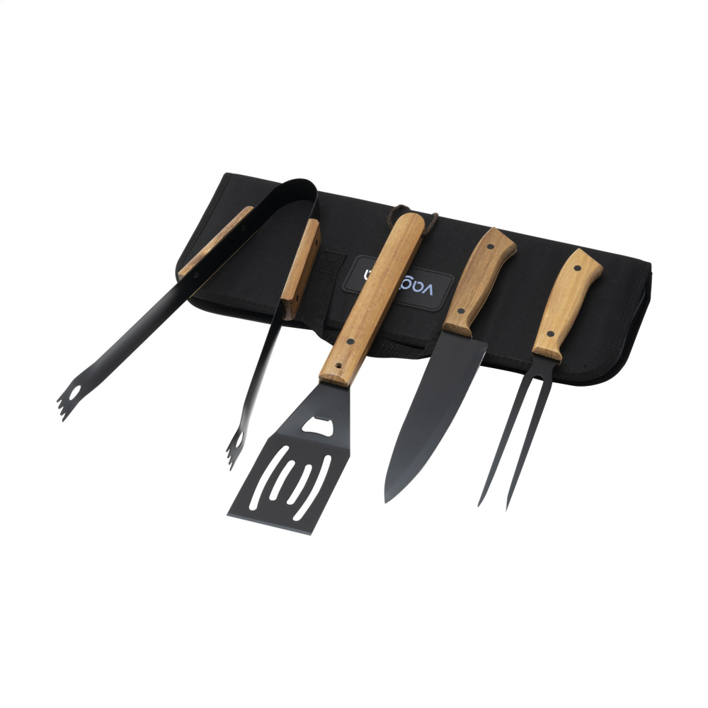 Logo trade promotional merchandise picture of: Asado BBQ-Set barbecue set