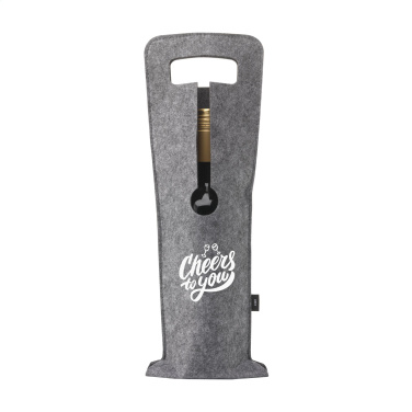 Logo trade advertising products picture of: Wine Bag-to-Give GRS RPET