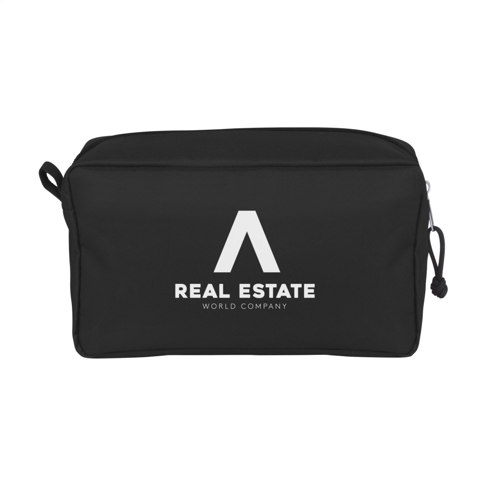 Logo trade promotional gifts image of: Stacey GRS RPET toiletry bag