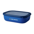 Mepal Cirqula multi use rectangular bowl 2 L lunchbox, vivid blue