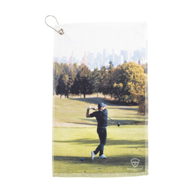 Logo trade advertising products image of: GolfTowel 400 g/m² 30x50