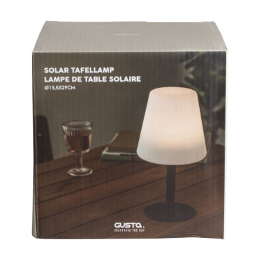 Logotrade promotional merchandise image of: Gusta Solar Table Lamp