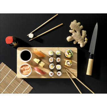 Logo trade promotional products picture of: Temaki Bamboo Sushi Tray gift set