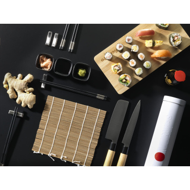 Logotrade advertising product image of: Temaki Bamboo Sushi Tray gift set