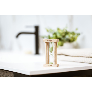 Logo trade promotional merchandise image of: EcoShower hourglass