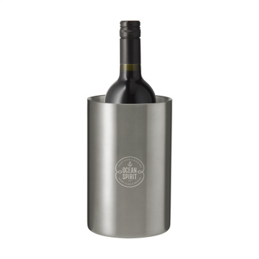 Logo trade promotional giveaway photo of: CoolSteel RCS Recycled Steel wine cooler