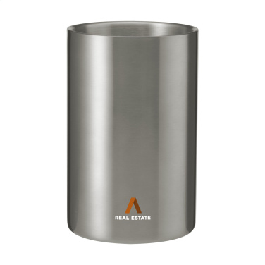 Logo trade promotional gift photo of: CoolSteel RCS Recycled Steel wine cooler