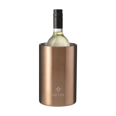 Logo trade business gift photo of: CoolSteel RCS Recycled Steel wine cooler