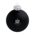 Christmas Bauble Ø 6 cm - Made in Europe, black