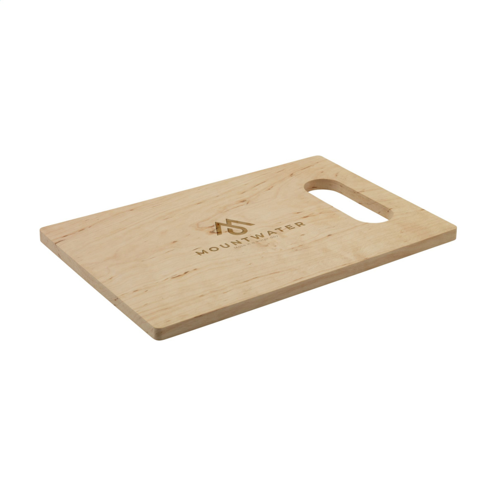 Logo trade promotional gift photo of: Alder Wood Chopping Board Open Grip