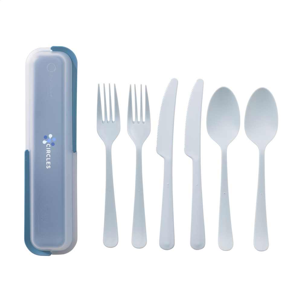 Logo trade promotional gift photo of: Outdoor 6-piece Cutlery Set