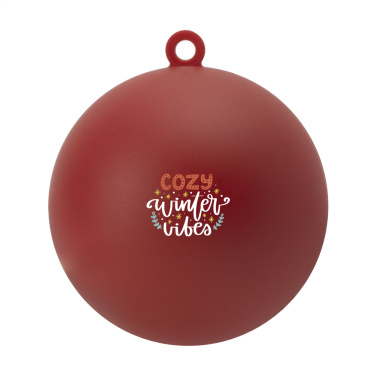 Logo trade promotional products image of: Christmas Bauble Ø 7 cm Recycled PP - Made in Europe