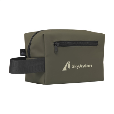 Logo trade promotional item photo of: LeLennon RCS Recycled PU Toiletry Bag