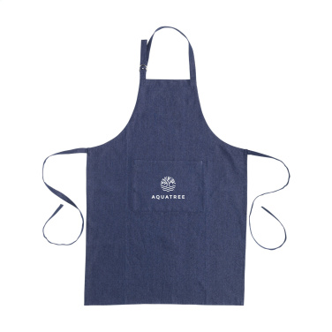 Logotrade promotional product image of: Apron GRS Recycled Denim (220 g/m²)