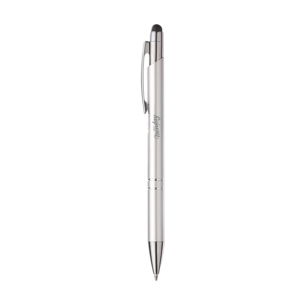 Logo trade promotional items image of: Ebony Touch stylus pen