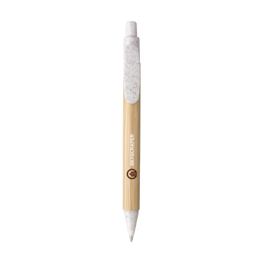 Logo trade corporate gift photo of: Bamboo Wheat Pen wheat straw ballpoint pen