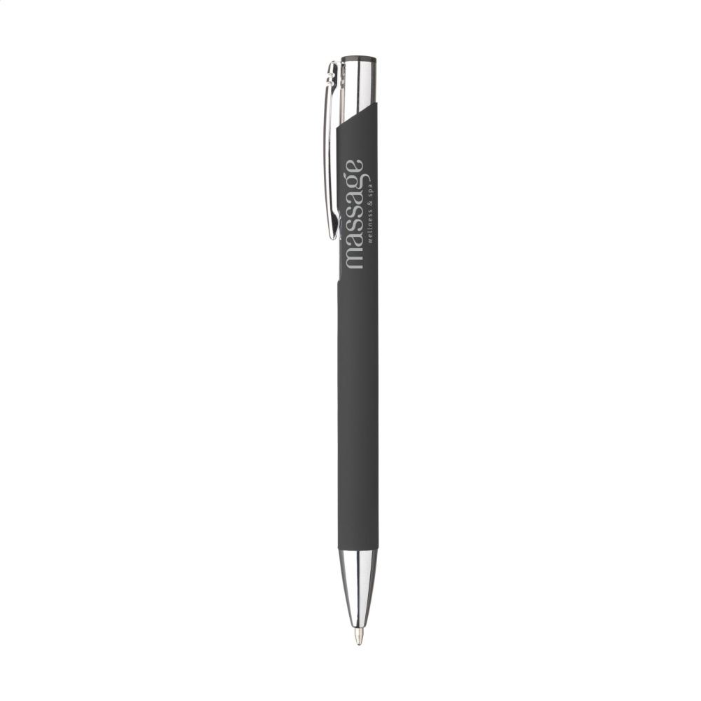 Logotrade advertising product image of: Ebony Soft Touch pen