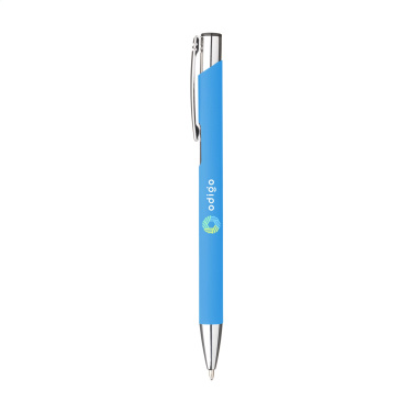 Logo trade business gifts image of: Ebony Soft Touch pen