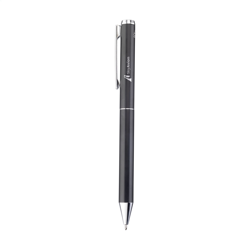 Logo trade promotional merchandise image of: Hudson Pen Recycled Alu