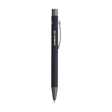 Logotrade promotional item picture of: Brady Soft Touch Recycled Alu pens