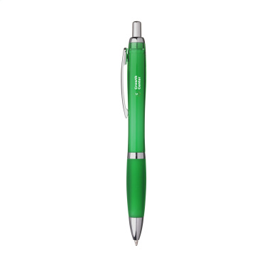 Logo trade advertising product photo of: Athos Solid GRS Recycled ABS pen