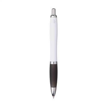 Logo trade corporate gifts image of: Athos Trans GRS Recycled ABS pen