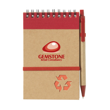 Logo trade promotional merchandise photo of: RecycleNote-M Paper notebook