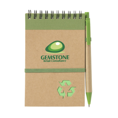 Logo trade promotional products image of: RecycleNote-M Paper notebook