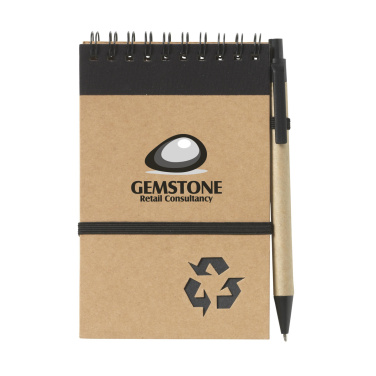 Logo trade promotional product photo of: RecycleNote-M Paper notebook