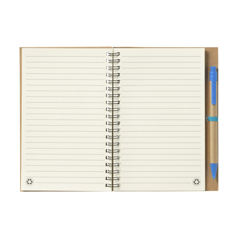 Logotrade business gift image of: Recycle Note-L Paper notebook