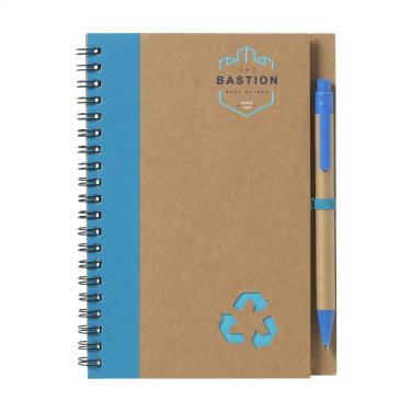 Logo trade promotional merchandise image of: Recycle Note-L Paper notebook